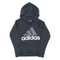 ADIDAS Womens Black Hoodie Pullover S