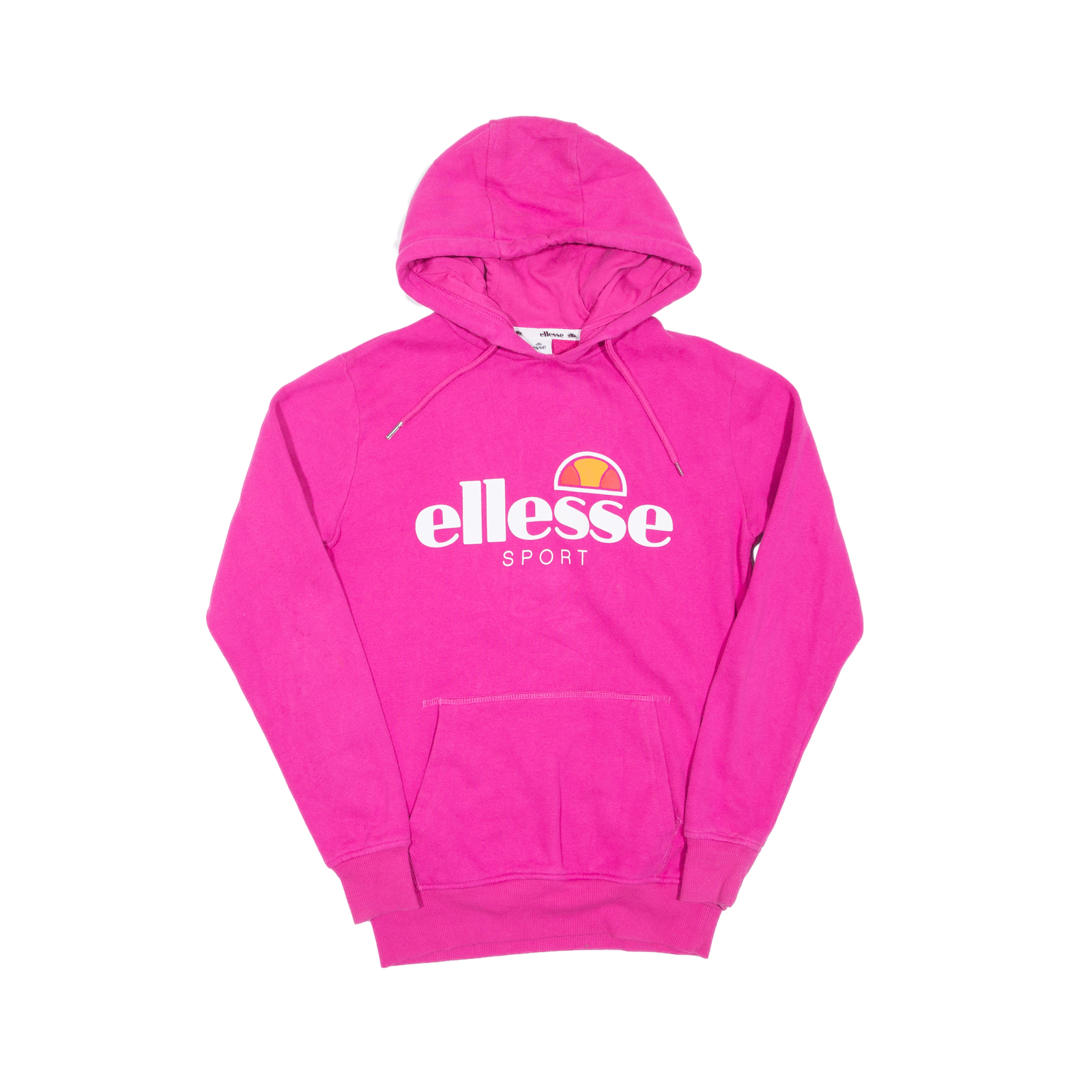 ELLESSE Hoodie Lila Pullover Damen UK 8 Go Thrift